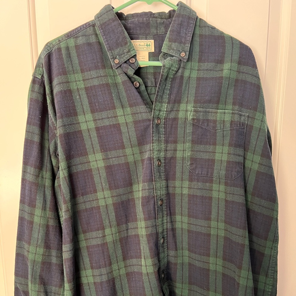 LL Bean flannel shirt